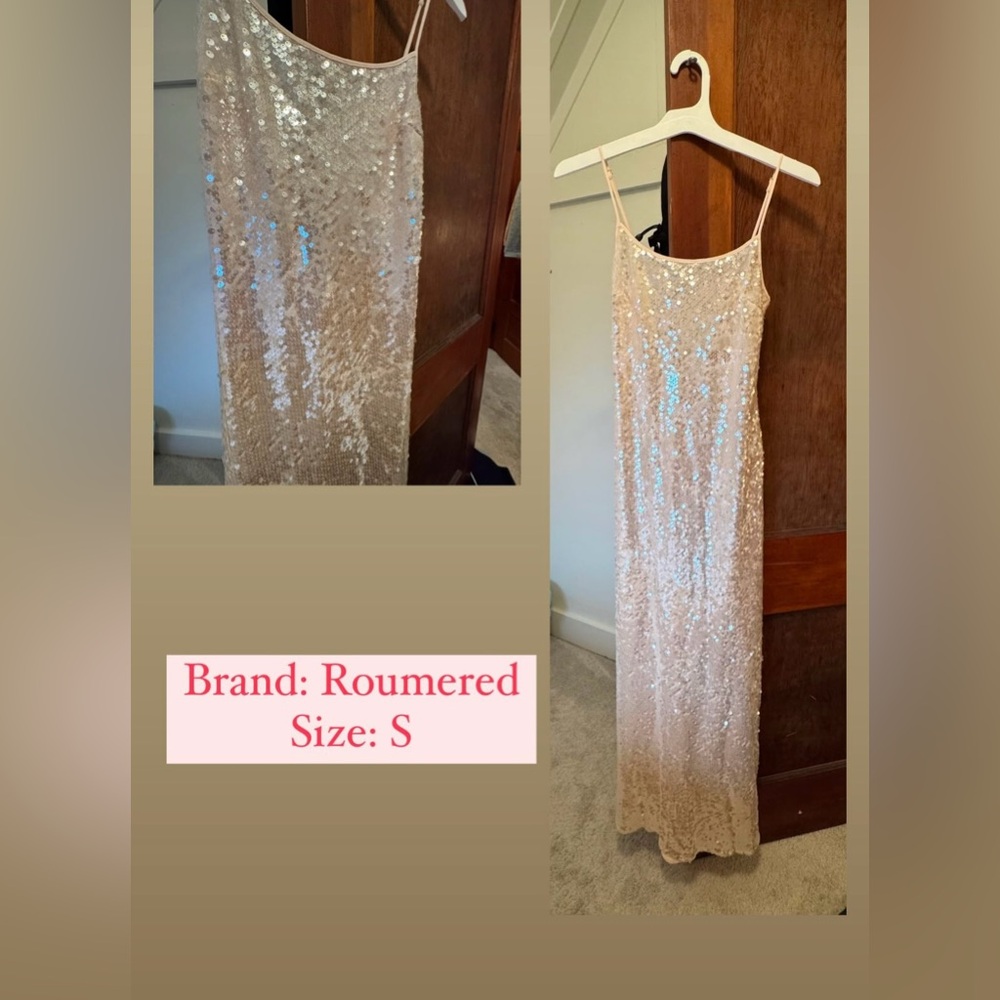 NEVER WORN RUMORED SEQUIN DRESS